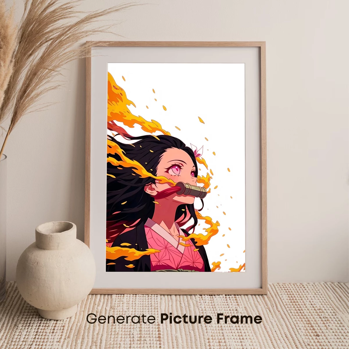 Flame-Wielding Warrior: Anime Artistry in Motion - Image 7