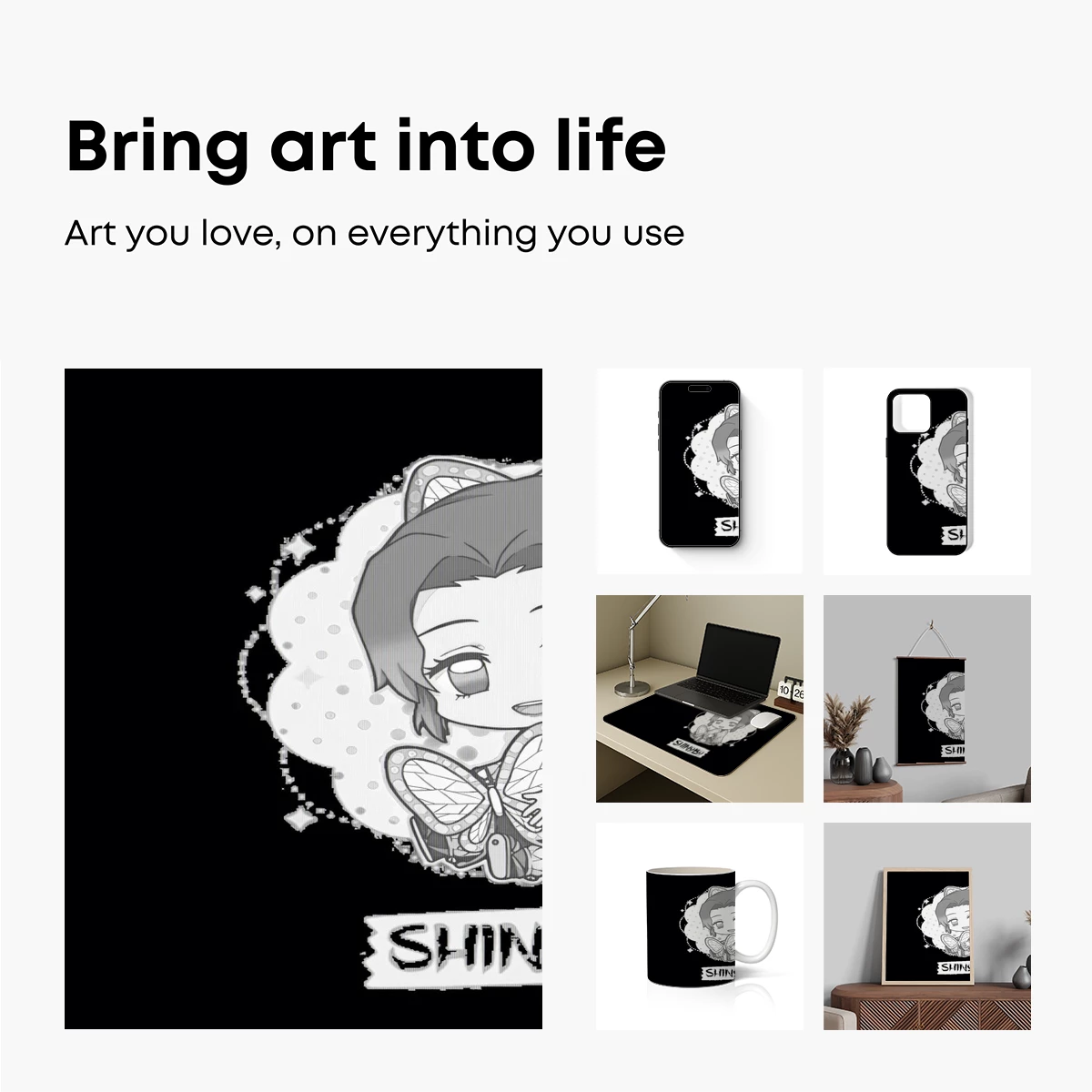 Chibi Shinobu: Whimsical Kawaii Artistry - Image 2