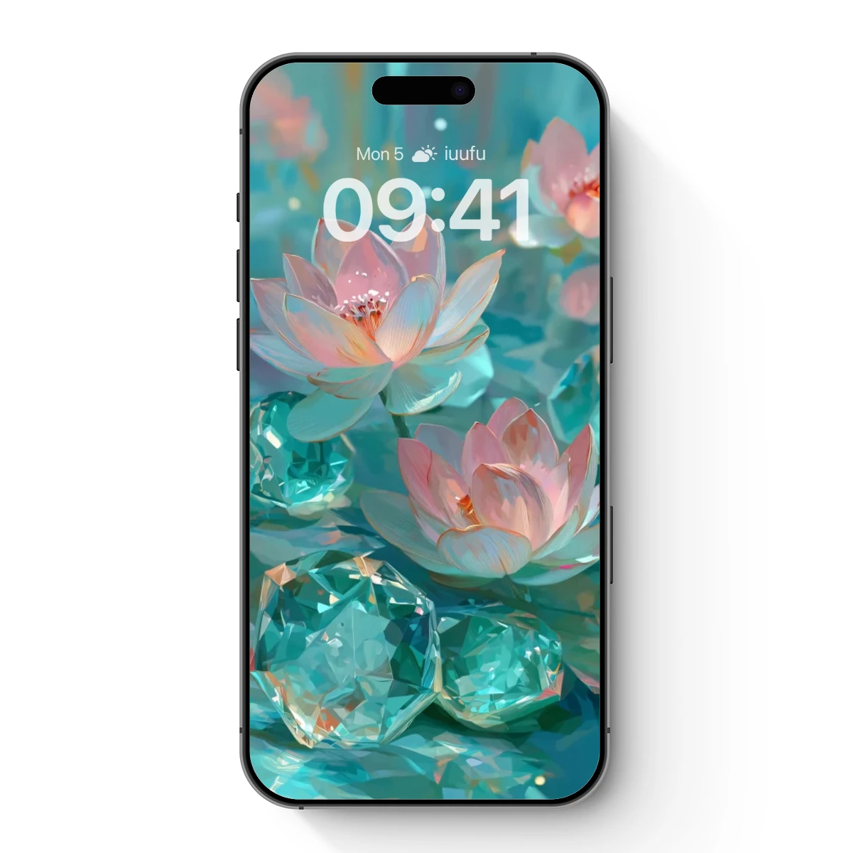 Dreamlike Lotus Garden in Ethereal Glow