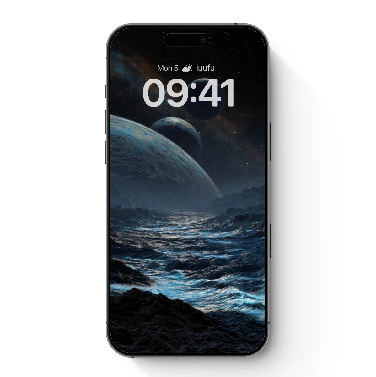 Cosmic River Valley: Alien Planets Over Mystical Landscape