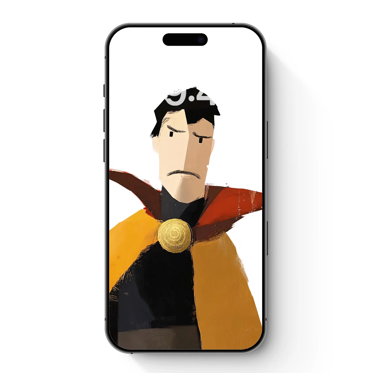 Caped Crusader: Bold Digital Artistry