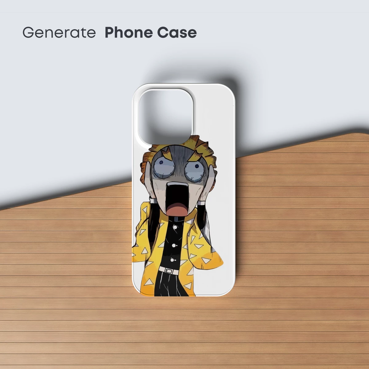 Anime Character in Shock: Bold Yellow Jacket and Expressive Eyes - Image 3