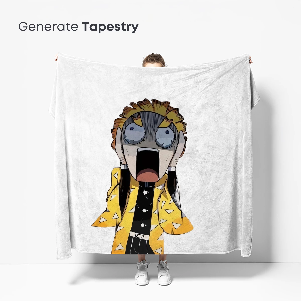 Anime Character in Shock: Bold Yellow Jacket and Expressive Eyes - Image 5