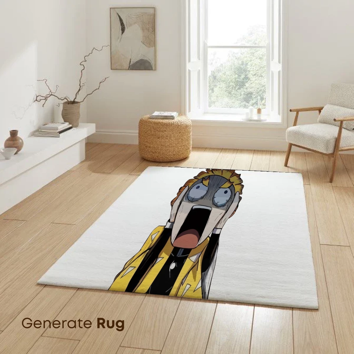 Anime Character in Shock: Bold Yellow Jacket and Expressive Eyes - Image 6