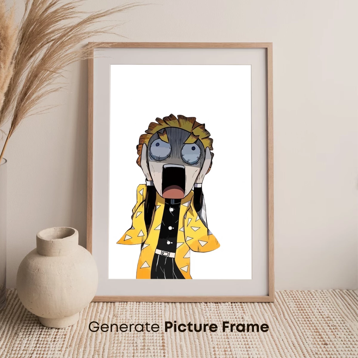 Anime Character in Shock: Bold Yellow Jacket and Expressive Eyes - Image 7