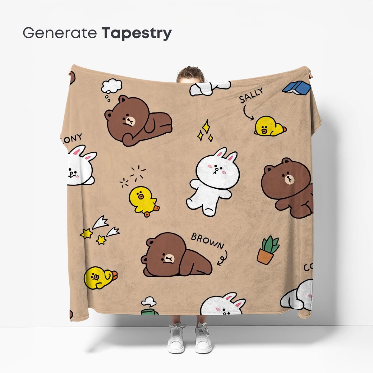 Line Friends Cute Character Pattern Play - Image 5