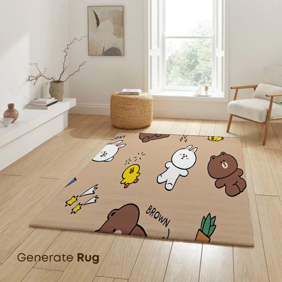 Line Friends Cute Character Pattern Play - Image 6