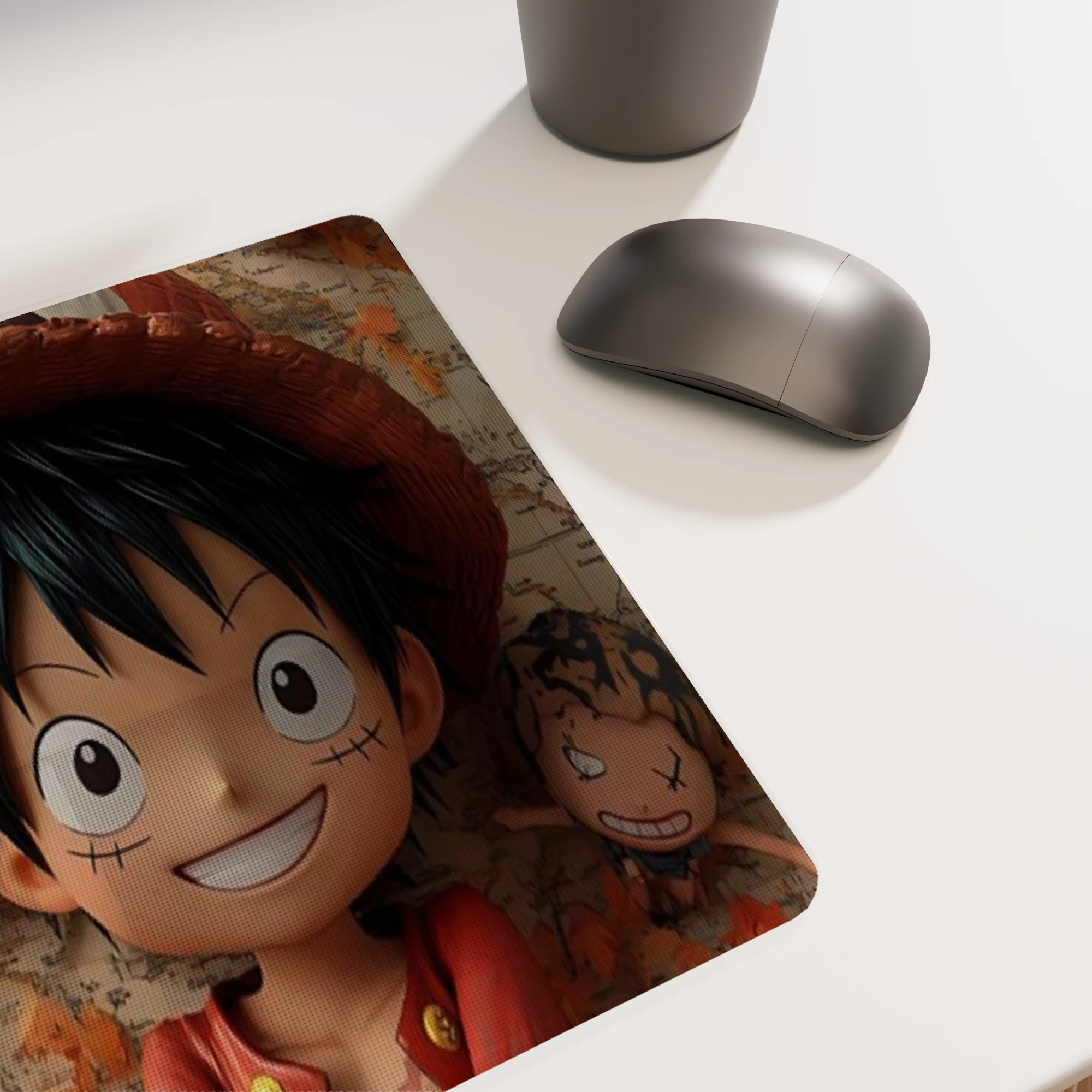 Anime Halloween Monkey D. Luffy Glass mouse pad - Image 6