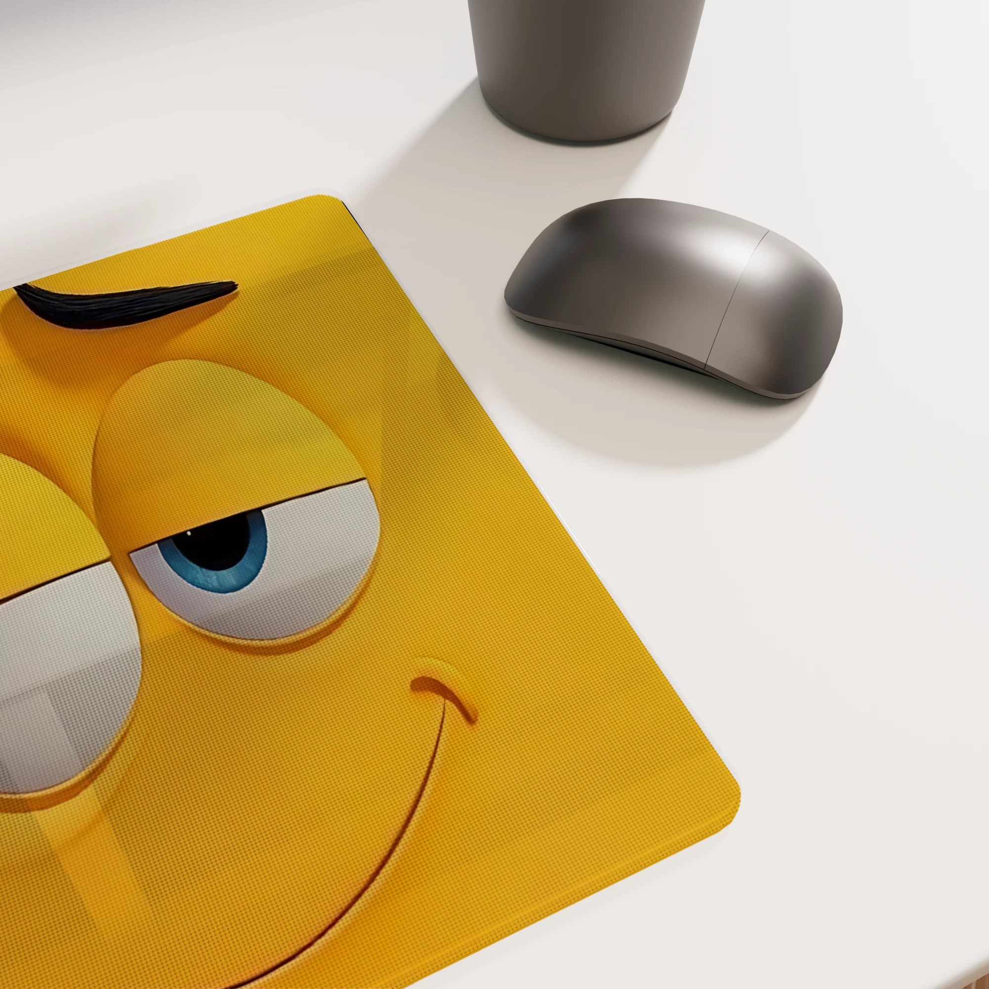 Squid Game Yellow Face Glass mouse pad - Image 6