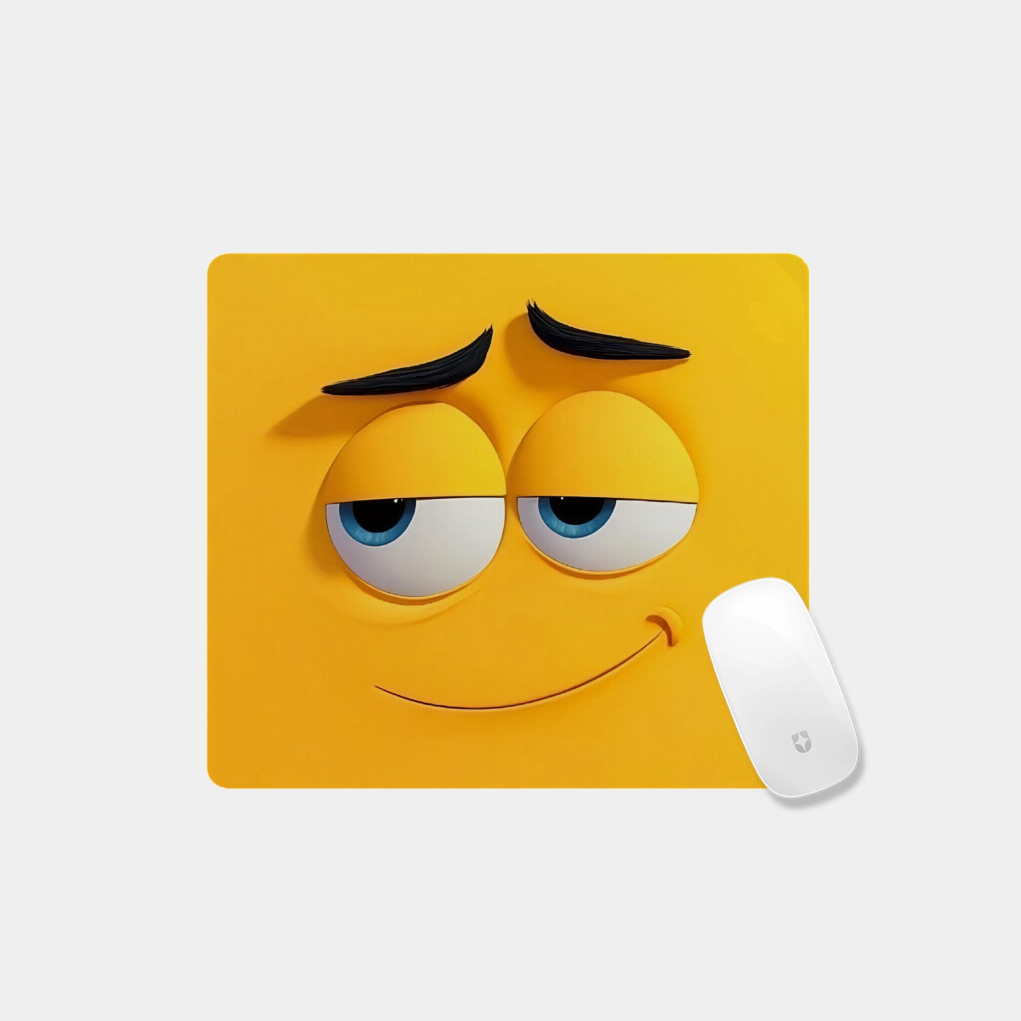 Squid Game Yellow Face Glass mouse pad - Image 4