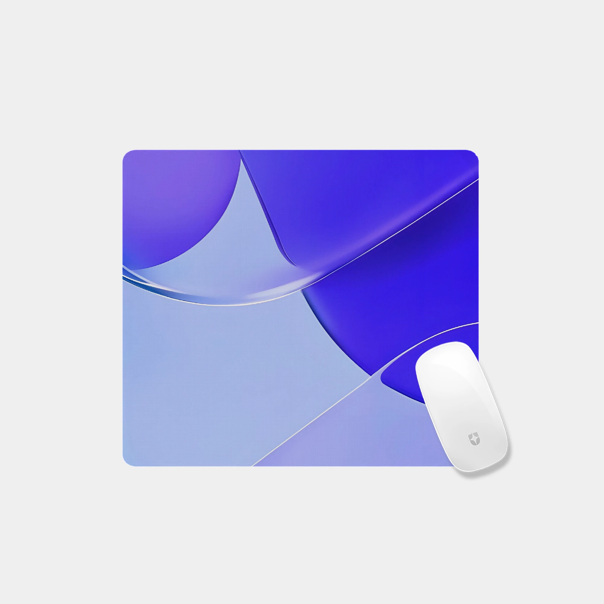 Abstract Blue Gradient Glass mouse pad - Image 4