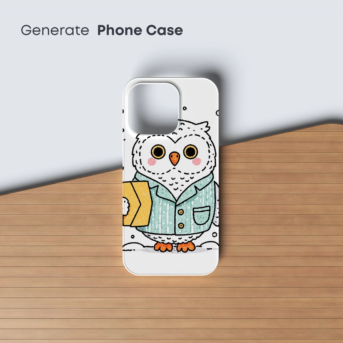 Snowy Owl Postman in Winter Whimsy - Image 3