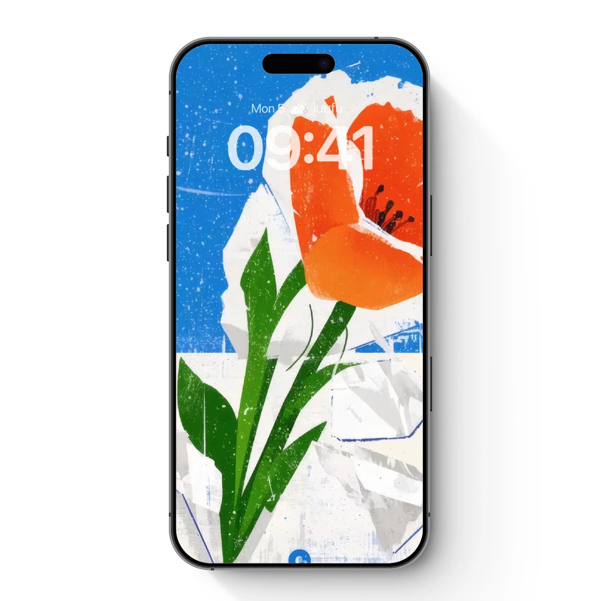 Origami Poppy Bloom in Blue Sky - Sopase's Paper Art