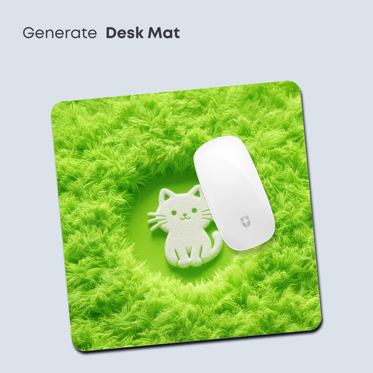 White Kitten in a Lush Green Meadow - Image 4