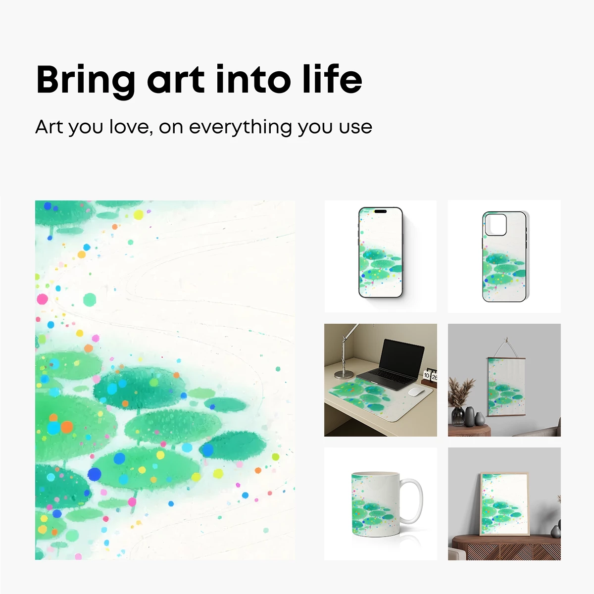 Whimsical Waterlily Dreamscape in Soft Watercolor - Image 2