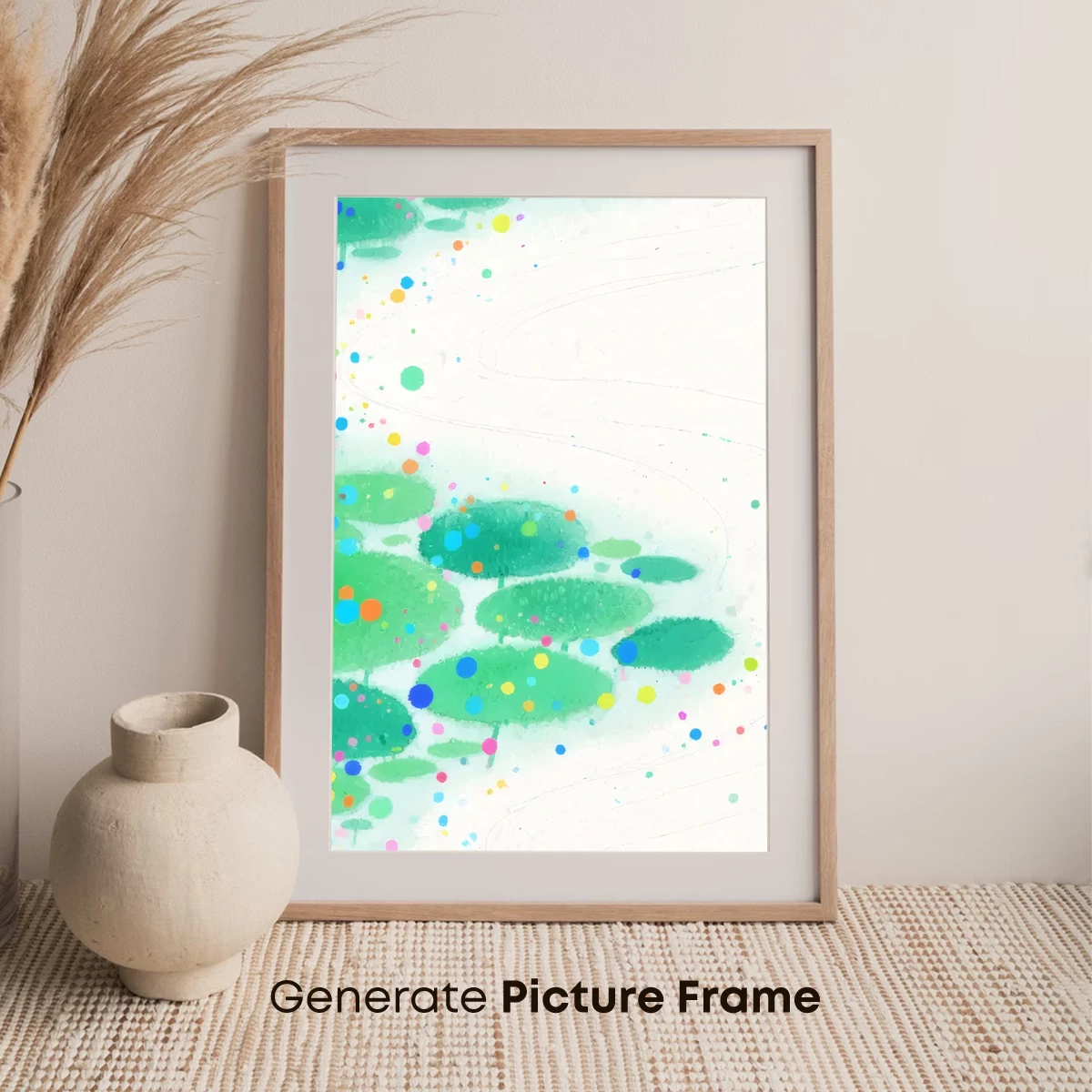 Whimsical Waterlily Dreamscape in Soft Watercolor - Image 7