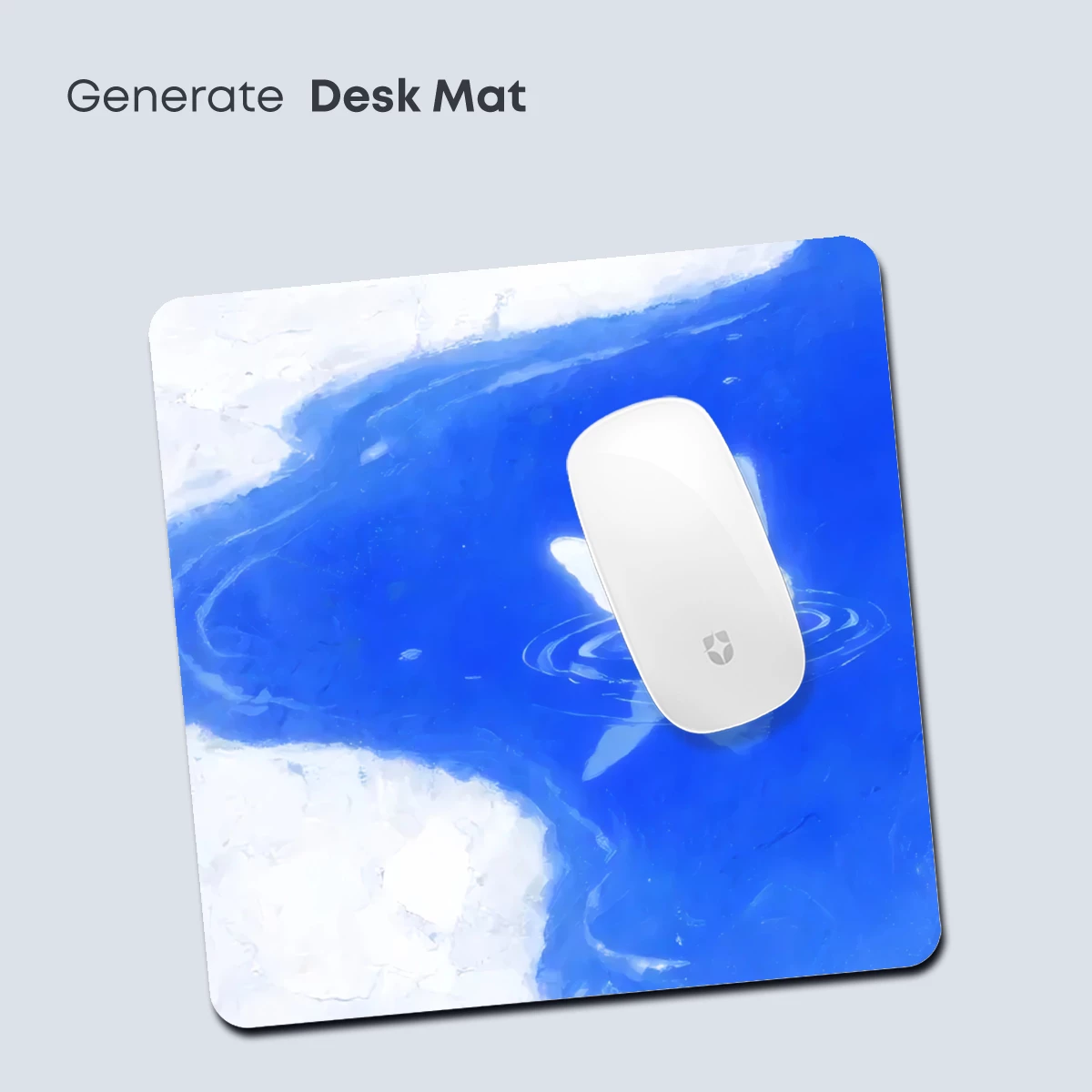 Ethereal White Butterfly on Blue Water Reflection - Image 4