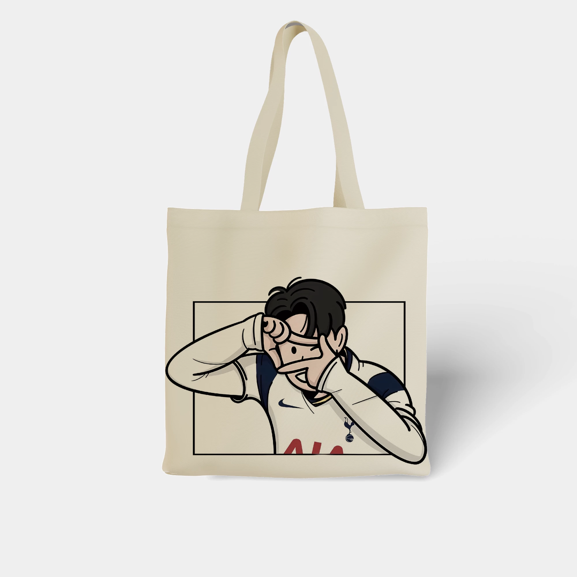 Anime Football Player Portrait Canvas Bag