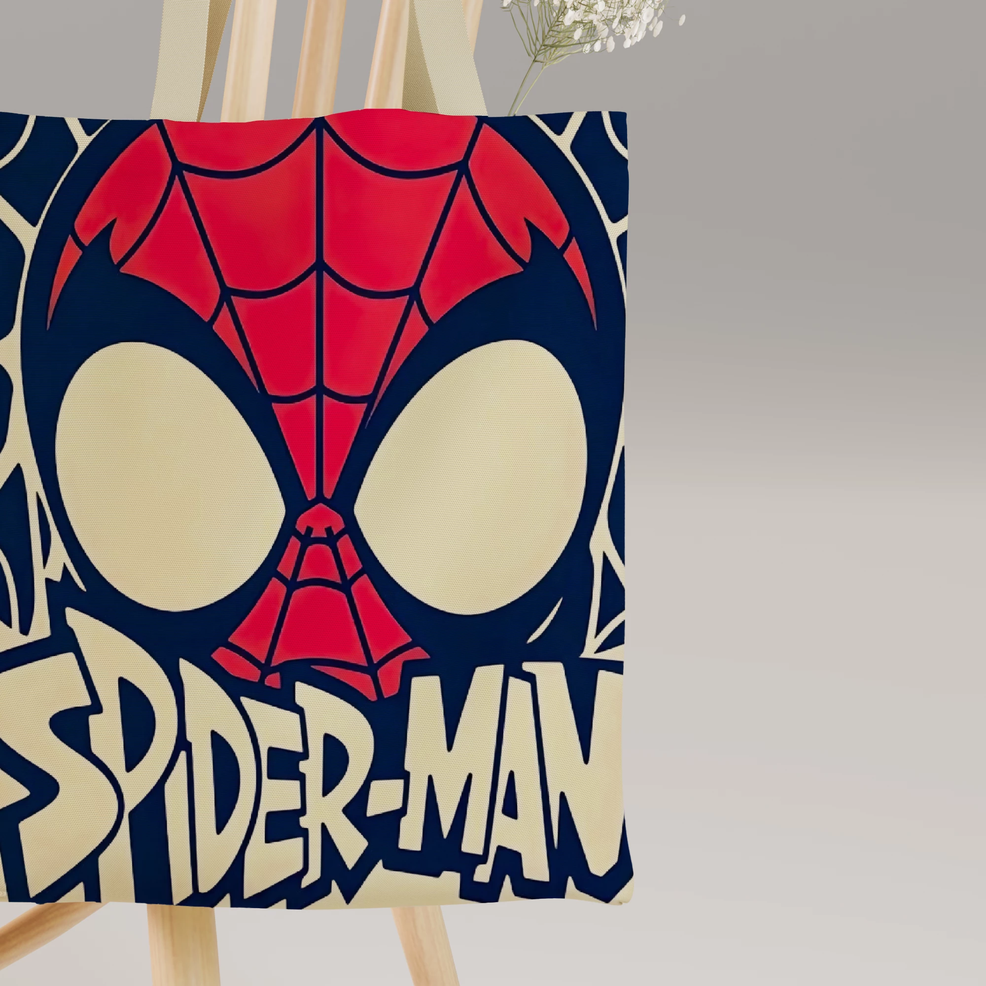 Spider-Man Pop Art Logo Canvas Bag - Image 6