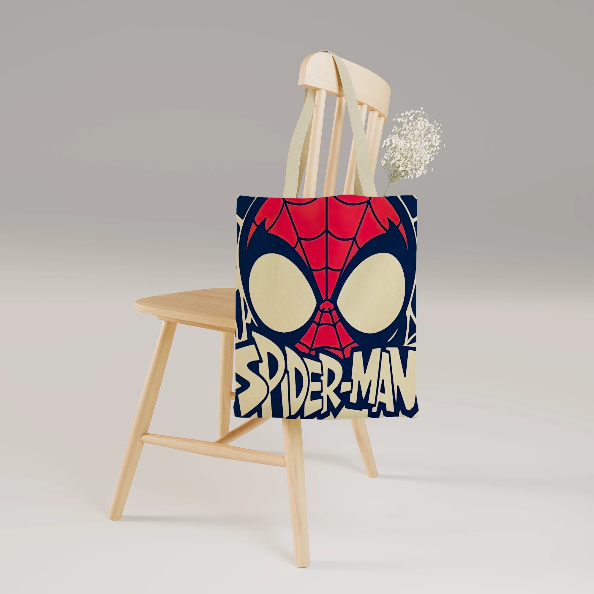 Spider-Man Pop Art Logo Canvas Bag - Image 5