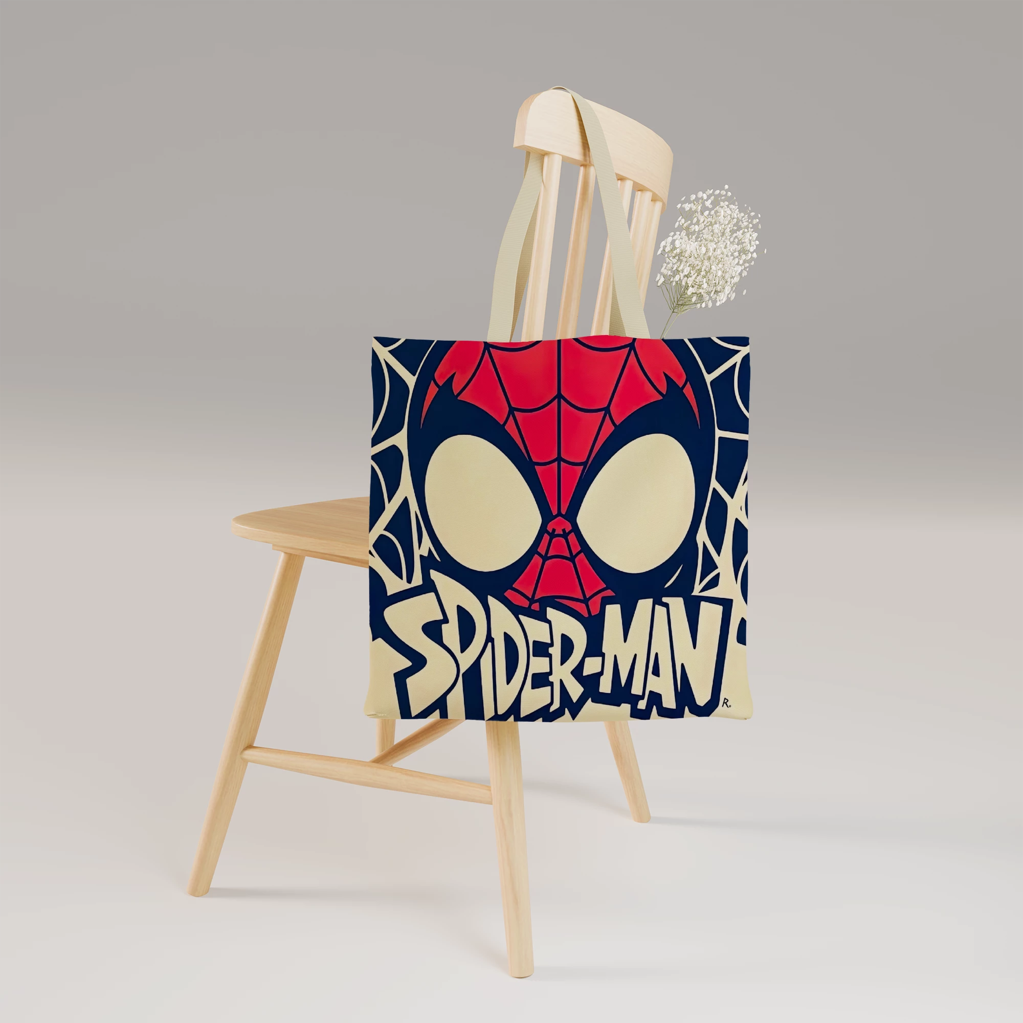 Spider-Man Pop Art Logo Canvas Bag - Image 2
