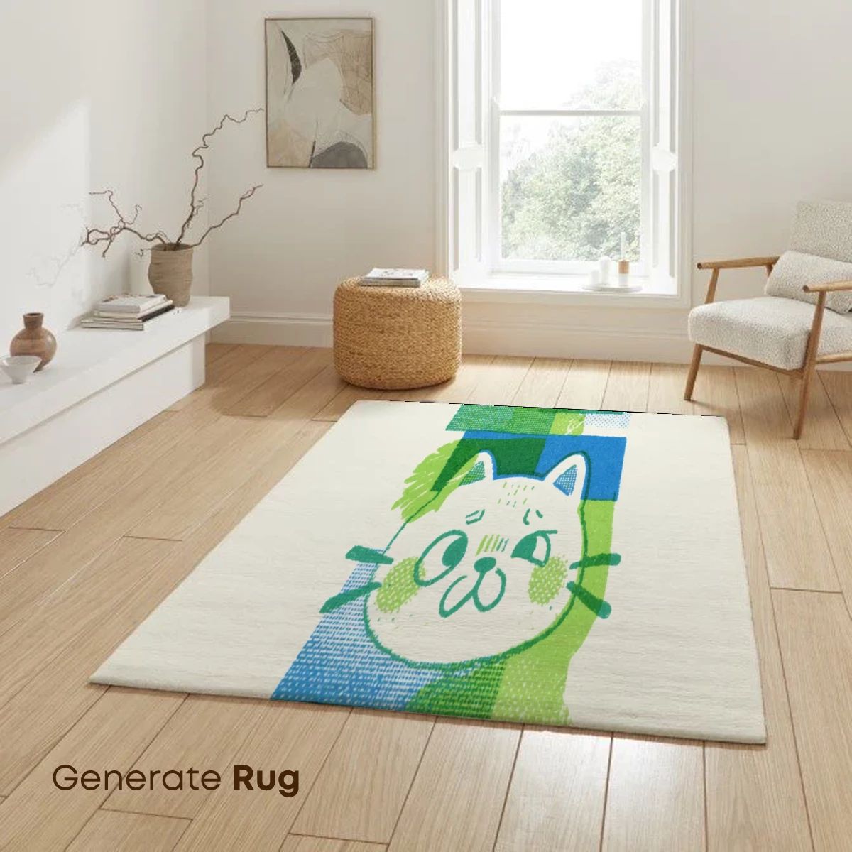 RIO: Pop-Art Cat in Pixel-Block Palette - Image 6
