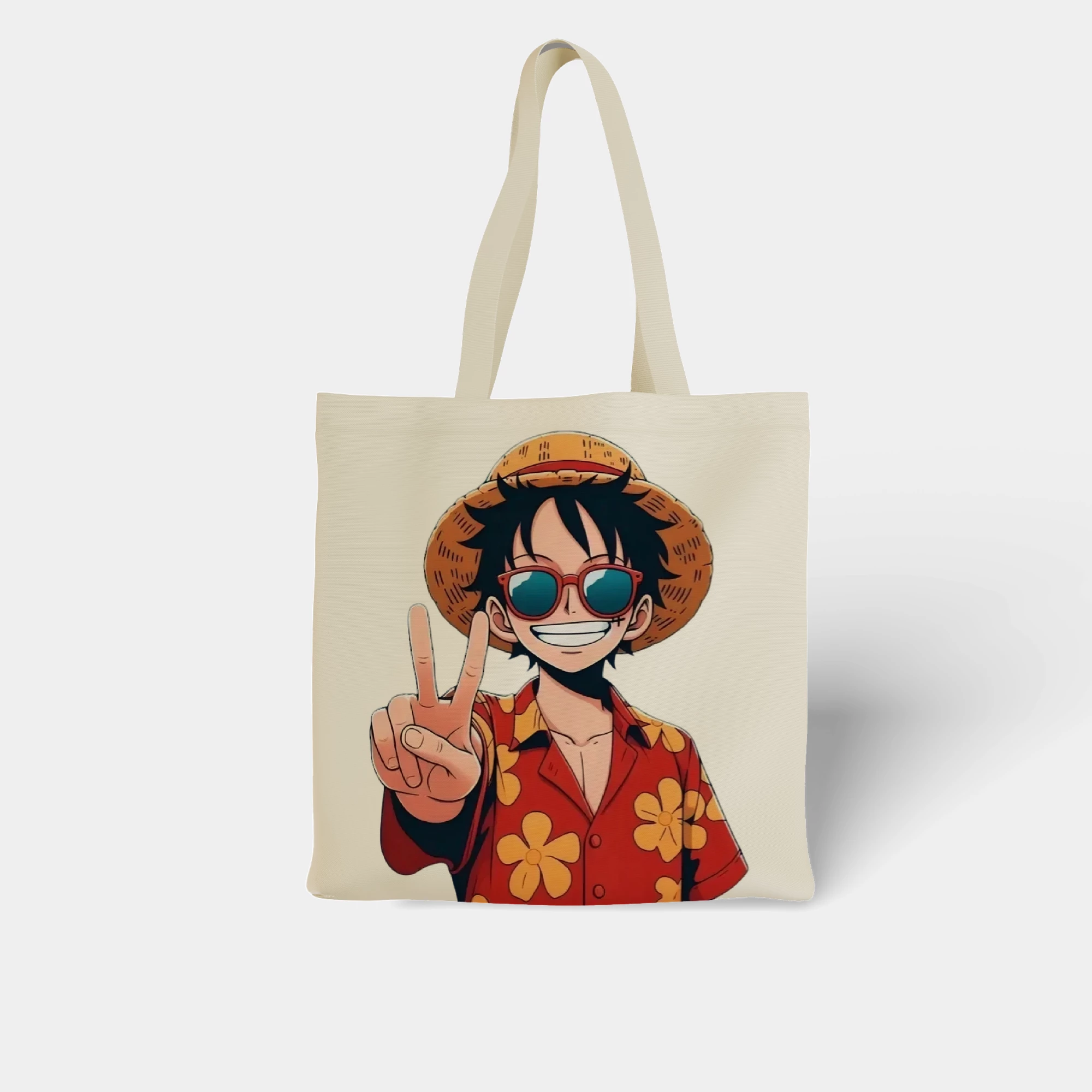 Anime Character Portrait Canvas Bag