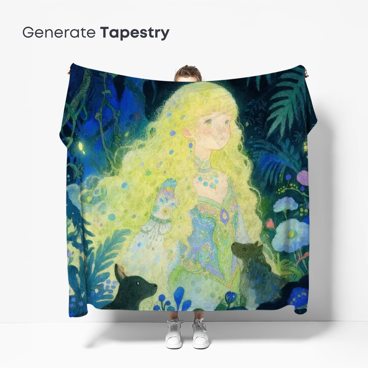 Luminous Forest Princess in Dreamlike Enchantment - Image 5