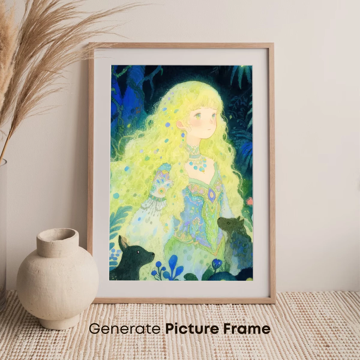 Luminous Forest Princess in Dreamlike Enchantment - Image 7