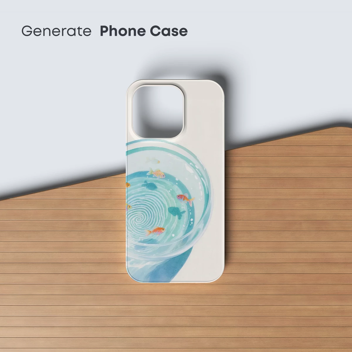 Aquatic Whirl: Goldfish in a Glass Sphere - Image 3