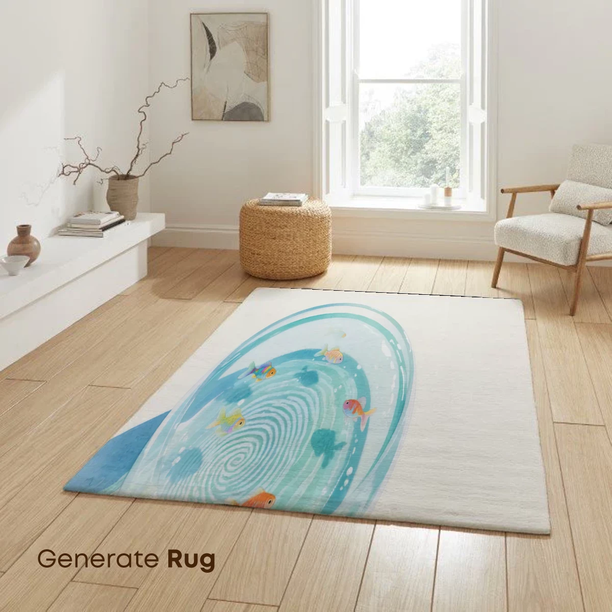 Aquatic Whirl: Goldfish in a Glass Sphere - Image 6