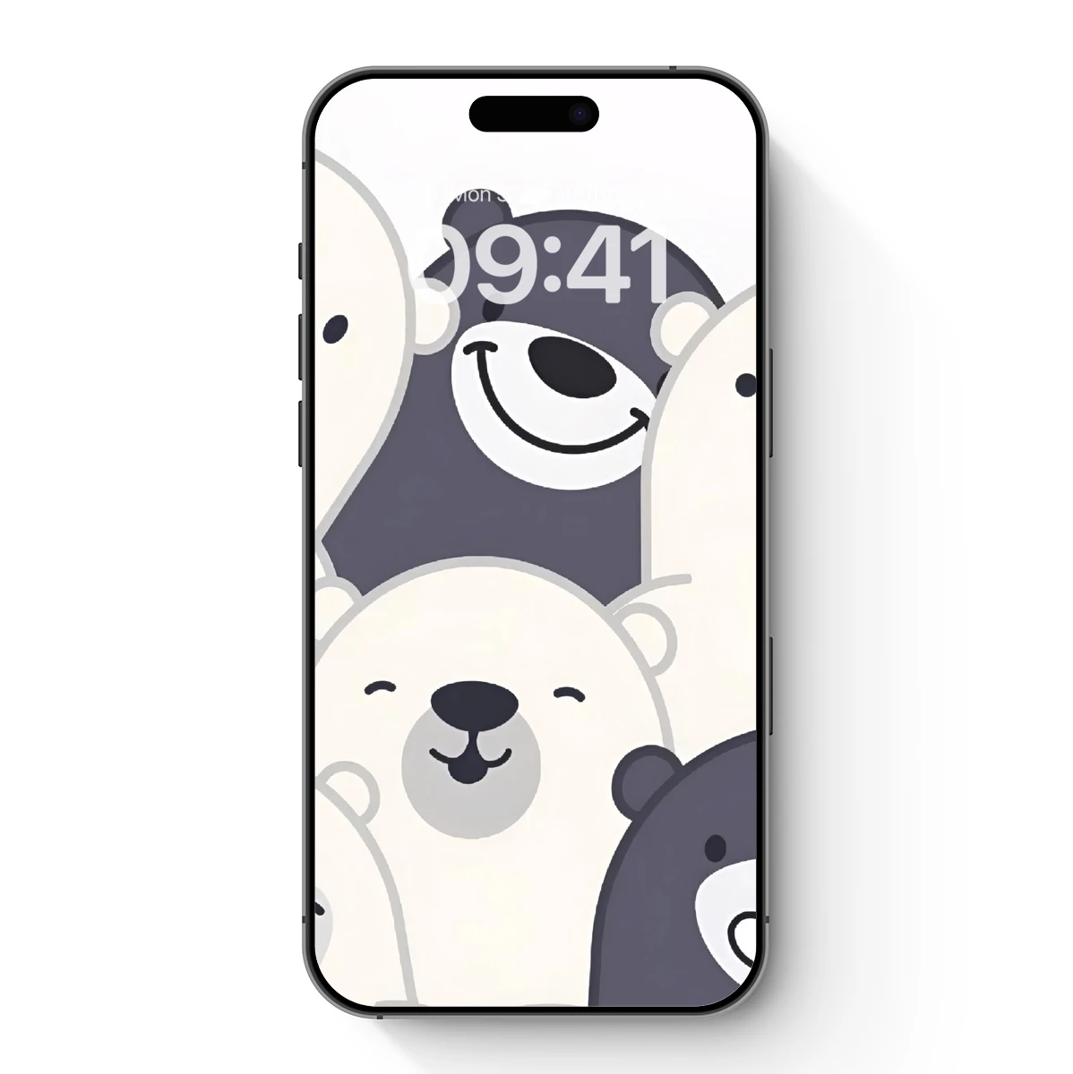 Cute Bear Crew: Playful Polar & Black Bear Cartoons