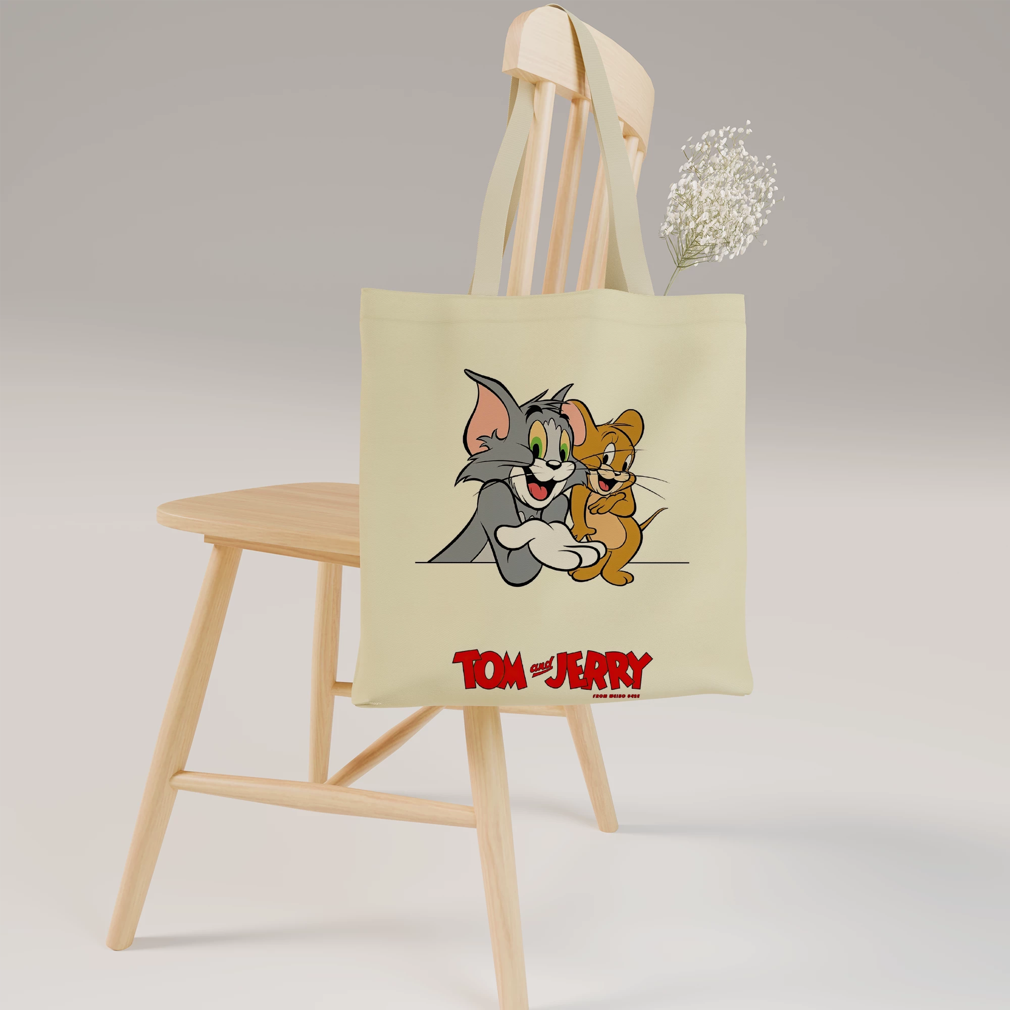Tom and Jerry Classic Cartoon Canvas Bag - Image 8