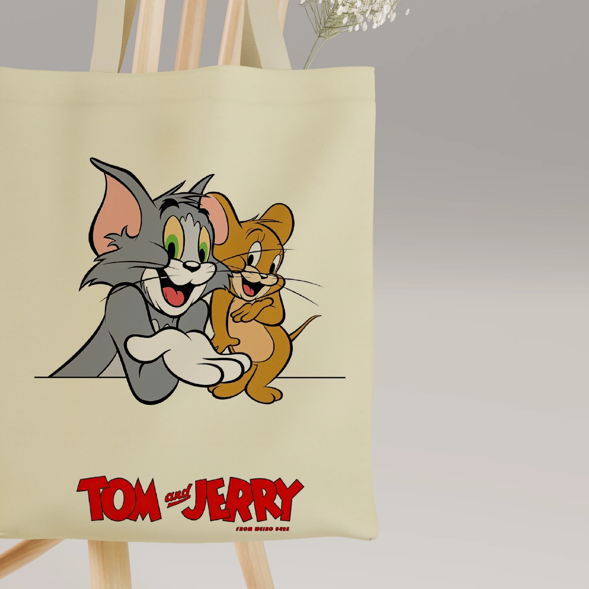 Tom and Jerry Classic Cartoon Canvas Bag - Image 6
