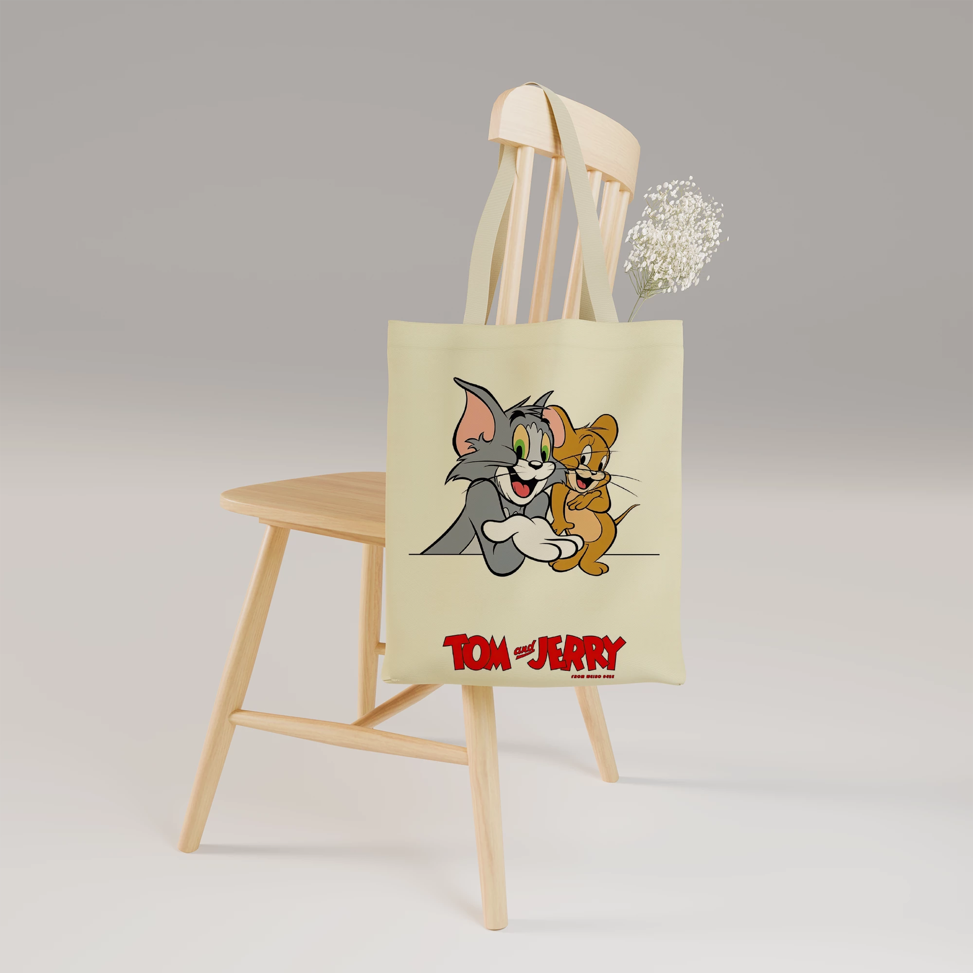 Tom and Jerry Classic Cartoon Canvas Bag - Image 5