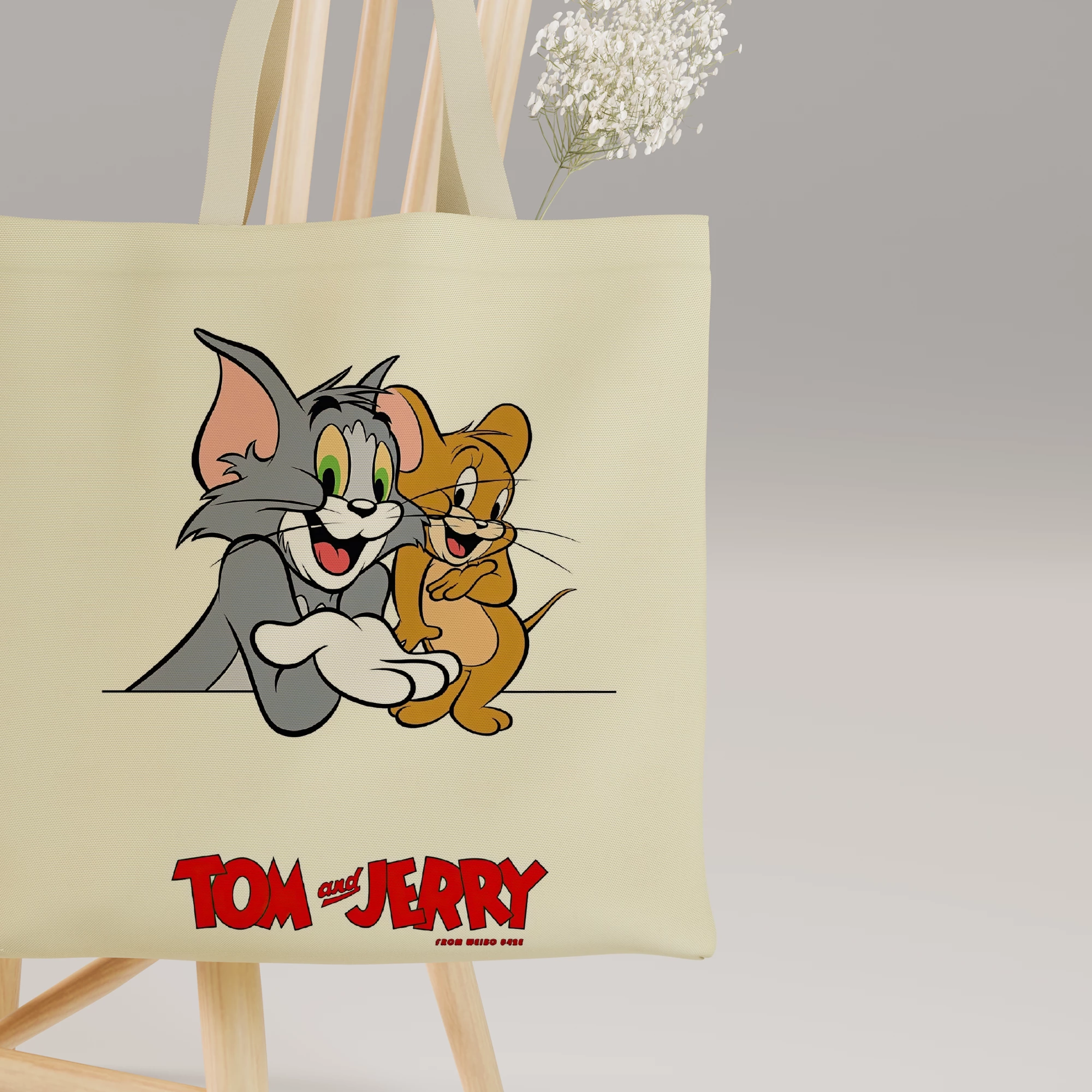 Tom and Jerry Classic Cartoon Canvas Bag - Image 3